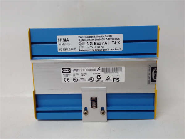 F3 DIO 88 01 982200425 HIMA 可編程控制器