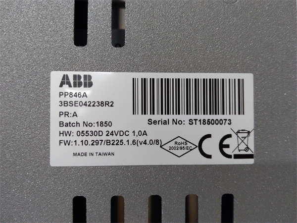 PP846A 3BSE042238R2 ABB 控制顯示面版