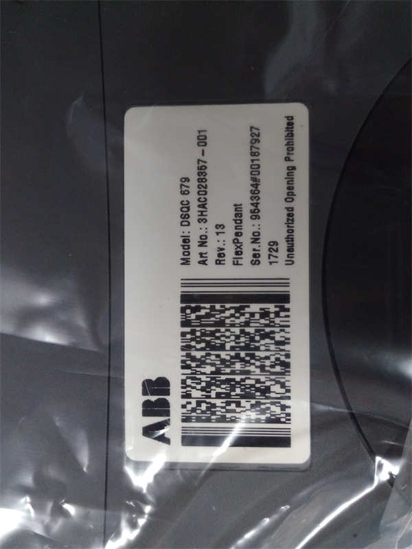 DSQC679 3HAC028357-001 ABB 機器人示教器